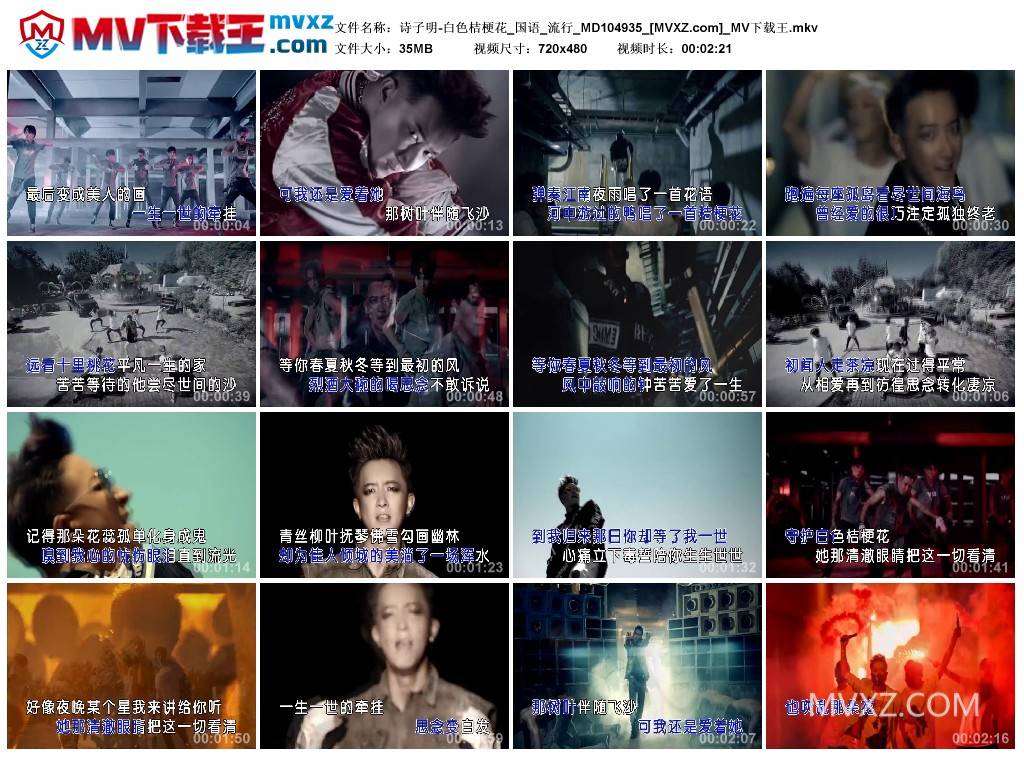 诗子明-白色桔梗花_国语_流行_MD104935